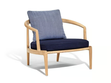 THE SECRET GARDEN - Teak garden armchair with armrests by Poltrona Frau - view 2